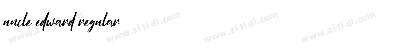 uncle edward regular字体转换